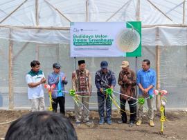 Lurah Siraman hadiri Peresmian Kampung Melon Siraman 